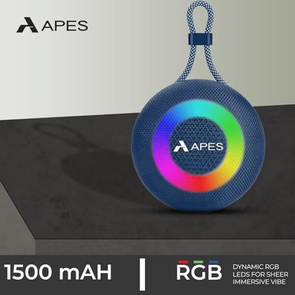 APES Beat Speaker | Wireless Bluetooth Speaker with RGB Lights | 5Hrs Playtime | Portable & Powerful - Image 11