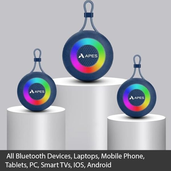 APES Beat Speaker | Wireless Bluetooth Speaker with RGB Lights | 5Hrs Playtime | Portable & Powerful - Image 12