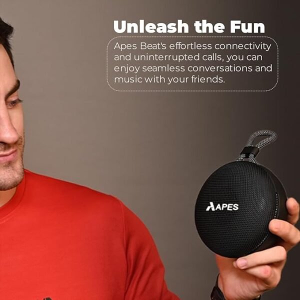 APES Beat Speaker | Wireless Bluetooth Speaker with RGB Lights | 5Hrs Playtime | Portable & Powerful - Image 7