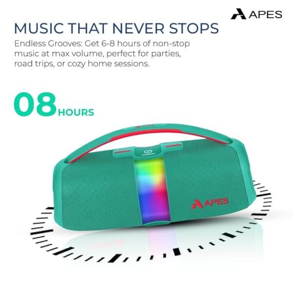 APES BlastOutdoor Speaker | 40W Bluetooth Party Speaker with RGB Lights & 8H Playtime - Image 20