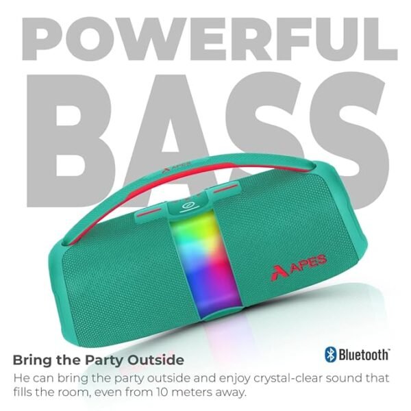 APES BlastOutdoor Speaker | 40W Bluetooth Party Speaker with RGB Lights & 8H Playtime - Image 22