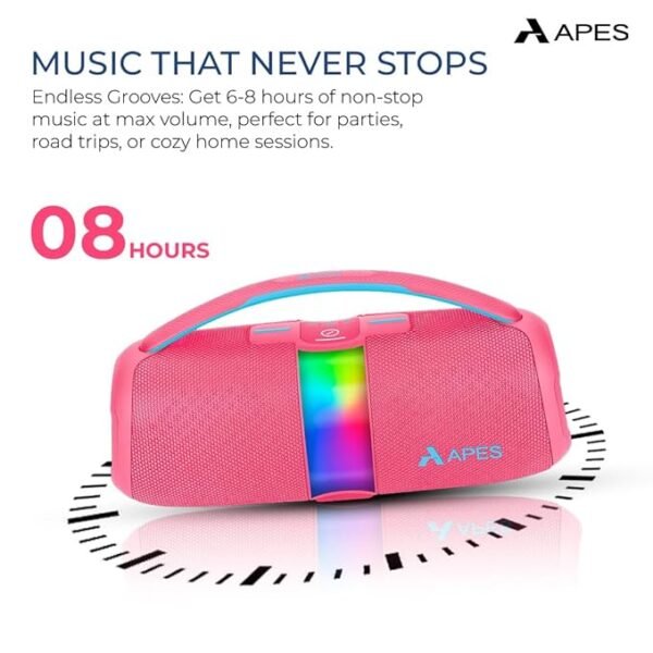 APES BlastOutdoor Speaker | 40W Bluetooth Party Speaker with RGB Lights & 8H Playtime - Image 31