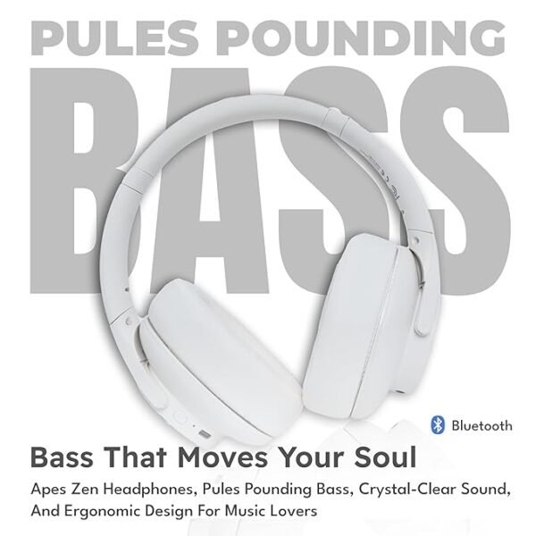 APES Zen Headphones – 40mm Drivers, 20H Playtime, BT 5.4 - Image 8