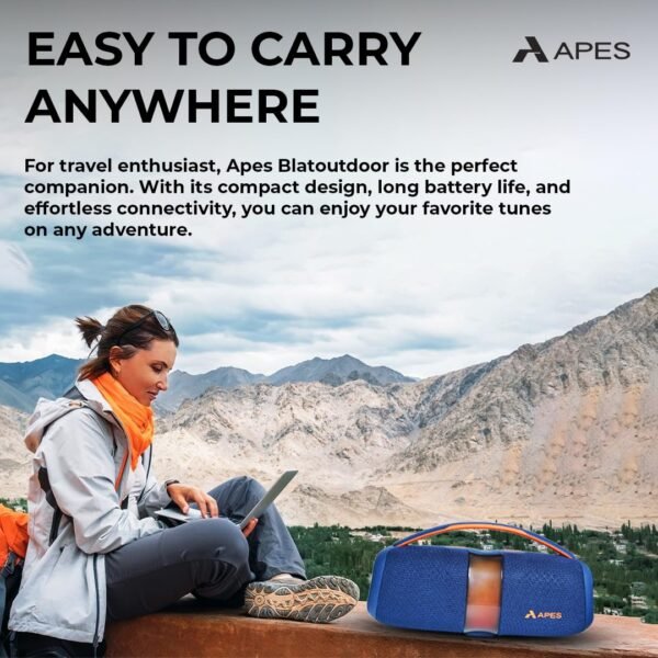 APES BlastOutdoor Speaker | 40W Bluetooth Party Speaker with RGB Lights & 8H Playtime - Image 13