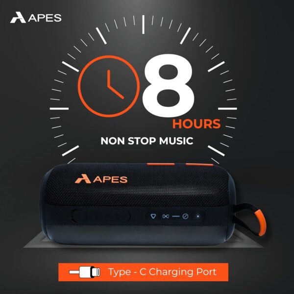 APES Lightwave Speaker | Wireless Bluetooth Speaker with TWS Couplet, RGB Lights & 8H Playtime - Image 9