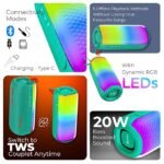 APES Lightwave Speaker | Wireless Bluetooth Speaker with TWS Couplet, RGB Lights & 8H Playtime - Image 18