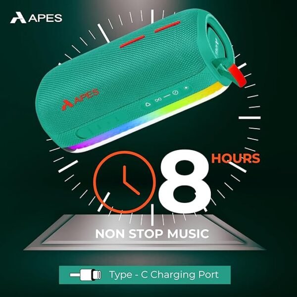 APES Lightwave Speaker | Wireless Bluetooth Speaker with TWS Couplet, RGB Lights & 8H Playtime - Image 21