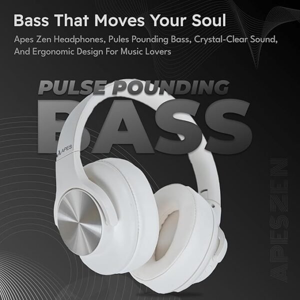 APES Zen Headphones – 40mm Drivers, 20H Playtime, BT 5.4 - Image 11