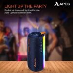 APES Lightwave Speaker | Wireless Bluetooth Speaker with TWS Couplet, RGB Lights & 8H Playtime - Image 11