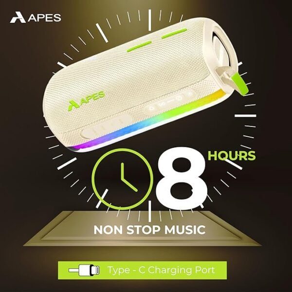 APES Lightwave Speaker | Wireless Bluetooth Speaker with TWS Couplet, RGB Lights & 8H Playtime - Image 26