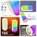 APES Lightwave Speaker | Wireless Bluetooth Speaker with TWS Couplet, RGB Lights & 8H Playtime - Image 23