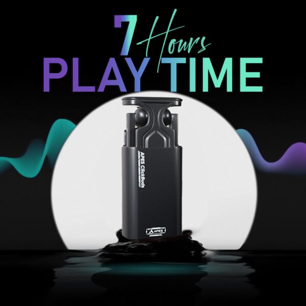 APES ClickBuds TWS | 13mm Dynamic Drivers | 7Hrs Playtime | ENC | Bluetooth Wireless Earbuds - Image 4